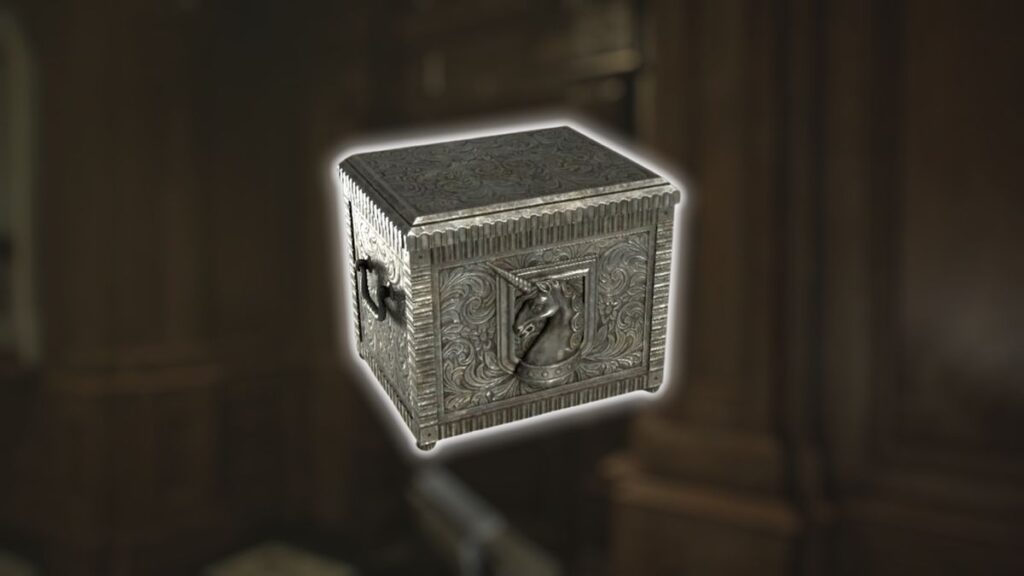 Scatola del puzzle aperta con la Red Jewel visibile