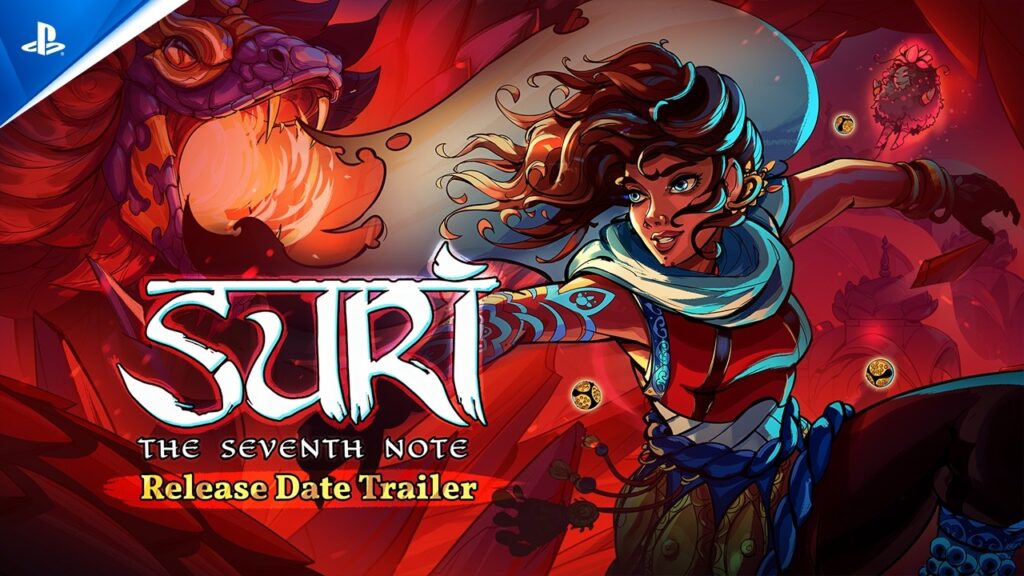Schermata del gioco con ambienti illustrati e un personaggio in movimento ritmico