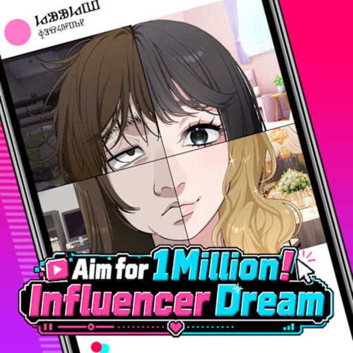 Copertina di Aim for 1 Million Influencer Dream Gamescafe Copertina di Aim for 1 Million Influencer Dream