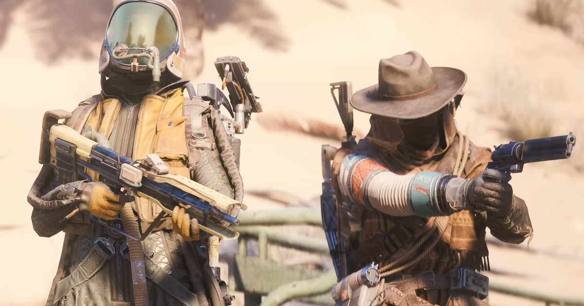 Schermata di Arc Raiders con squadre di giocatori in unarea di estrazione futuristica Gamescafe Schermata di Arc Raiders con squadre di giocatori in unarea di estrazione futuristica