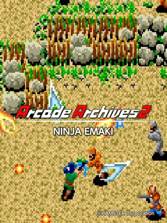 Copertina di Arcade Archives 2 Ninja Emaki Gamescafe Copertina di Arcade Archives 2 Ninja Emaki