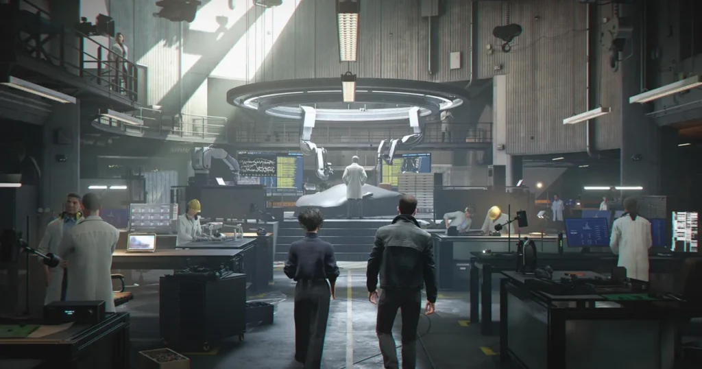 Logo o key art di 007 First Light accanto a una console Nintendo Switch 2