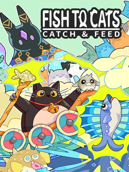 Copertina di Fish to Cats Catch Feed Gamescafe Copertina di Fish to Cats Catch Feed