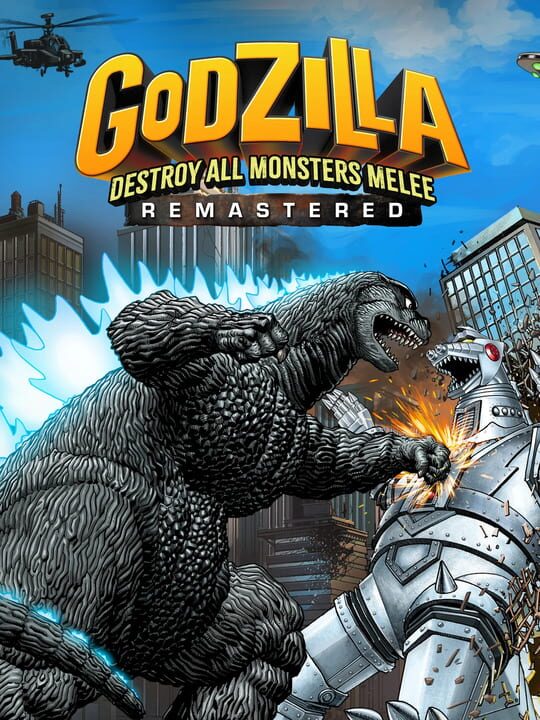 Copertina di Godzilla Destroy All Monsters Melee Remastered Gamescafe Copertina di Godzilla Destroy All Monsters Melee Remastered