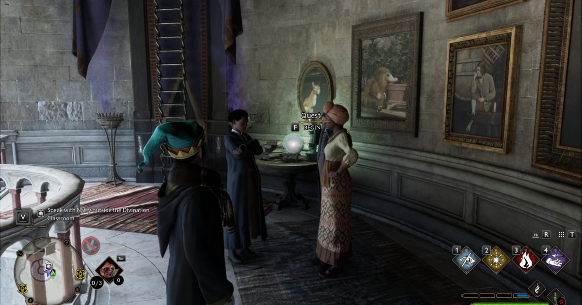 Natty Sebastian e gli interni di Hogwarts con i luoghi delle missioni brevi Gamescafe Natty Sebastian e gli interni di Hogwarts con i luoghi delle missioni brevi