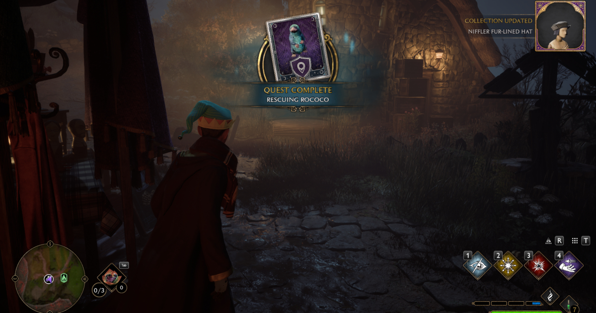 Rococo nel dungeon di Henriettas Hideaway con Ashwinders e un blocco da spostare