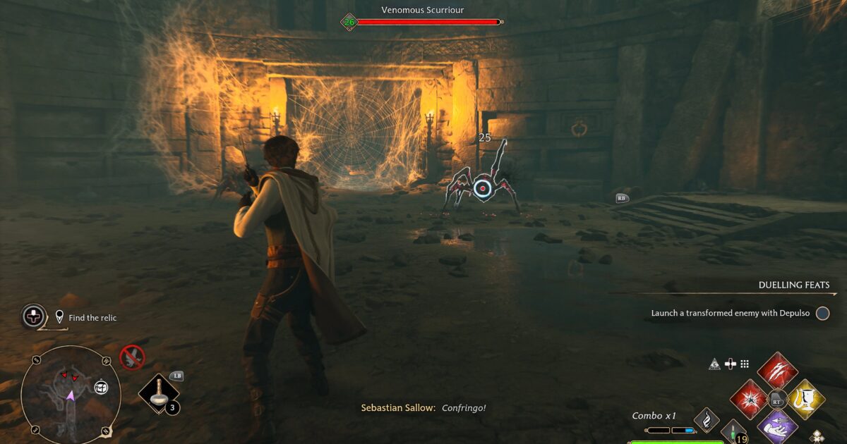 Sebastian e il protagonista davanti allingresso di una catacomba in Hogwarts Legacy Gamescafe Sebastian e il protagonista davanti allingresso di una catacomba in Hogwarts Legacy