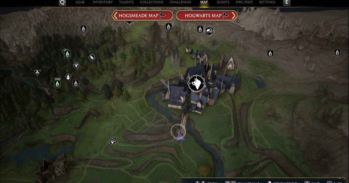Hogwarts Legacy dove trovare tutte le Field Guide Pages di Hogsmeade