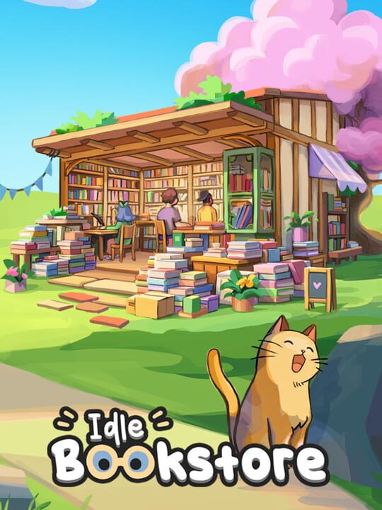 Copertina di Idle Bookstore Gamescafe Copertina di Idle Bookstore