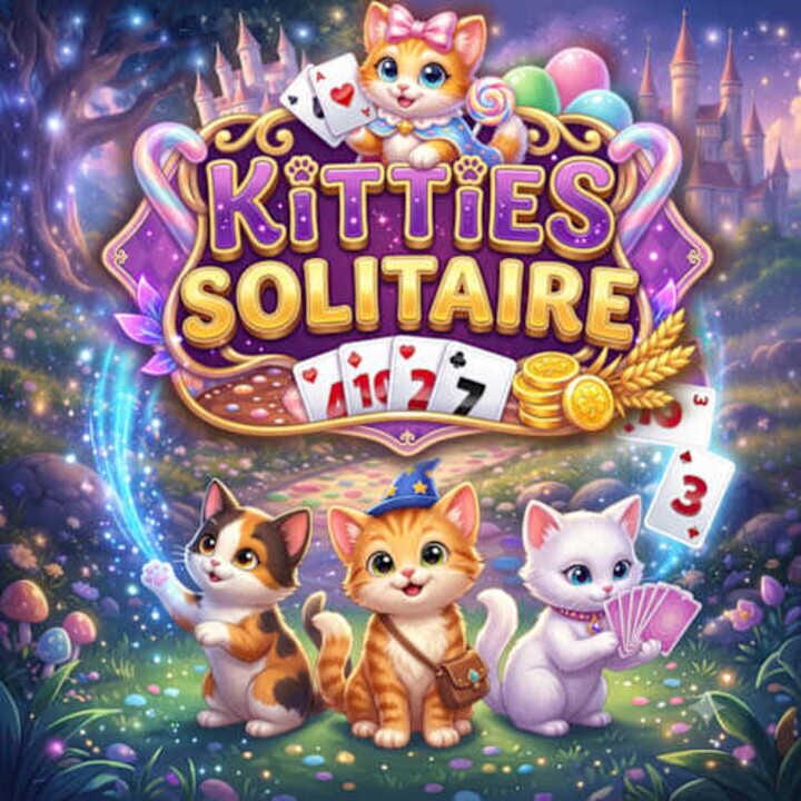 Copertina di Kitties Solitaire Gamescafe Copertina di Kitties Solitaire