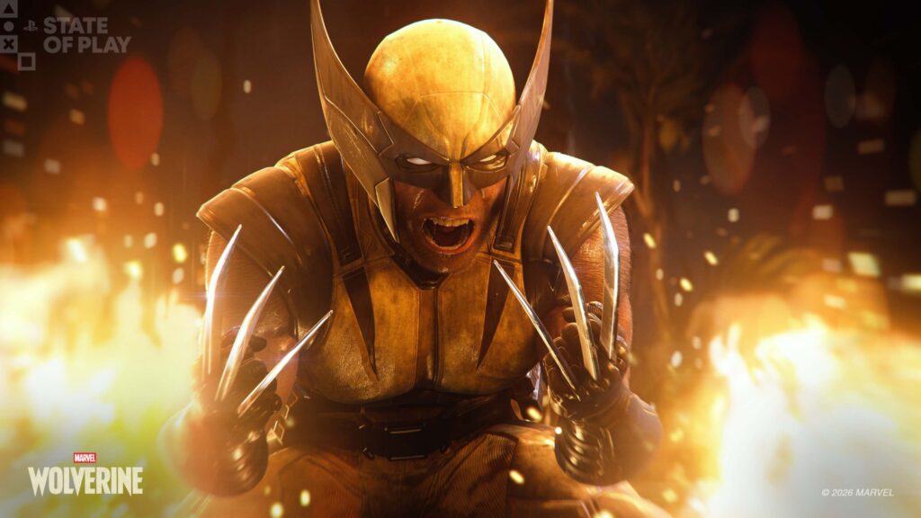 Marvels Wolverine immagine ufficiale Sony Interactive Entertainment Gamescafe Logan in combattimento in Marvels Wolverine per PS5