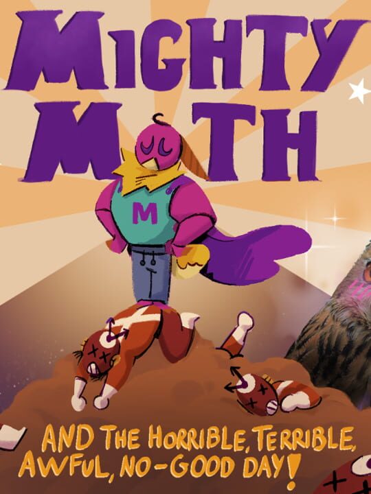 Copertina di Mighty Moth and the Horrible Terrible Awful NoGood Day Gamescafe Copertina di Mighty Moth and the Horrible Terrible Awful No Good Day