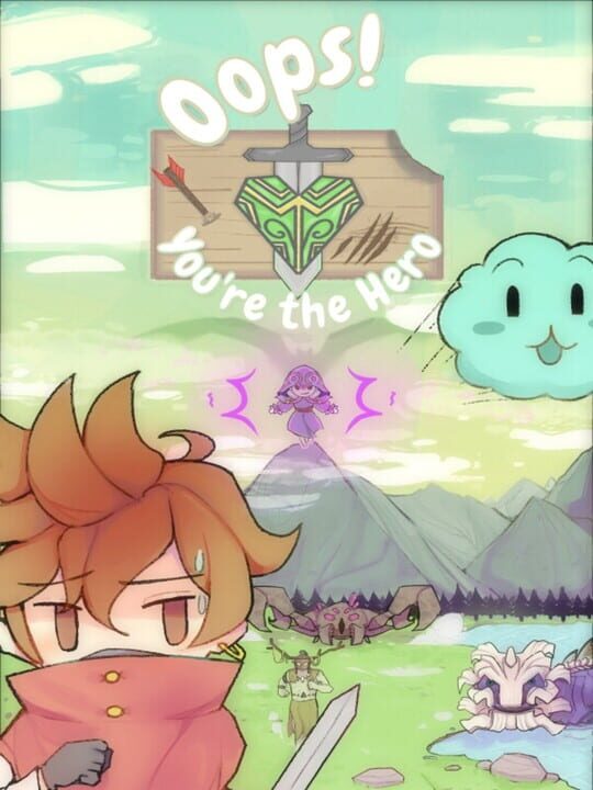 Copertina di Oops Youre the Hero Gamescafe Copertina di Oops Youre the Hero