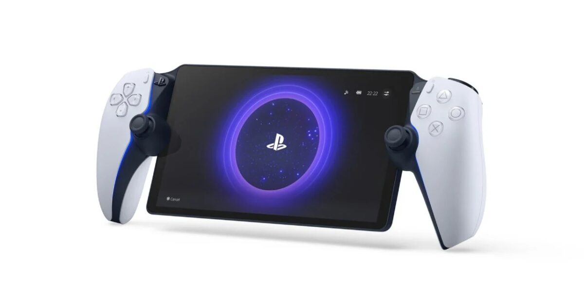 PlayStation Portal su sfondo scuro con indicazione della ricarica limitata all80