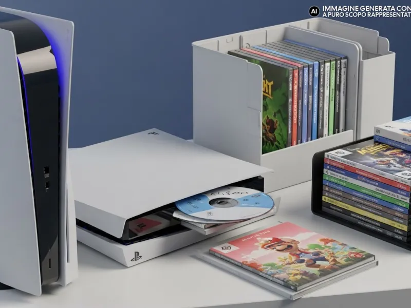 Grafico semplice con spazio disponibile su PS5 e dimensioni di giochi superiori a 100 GB