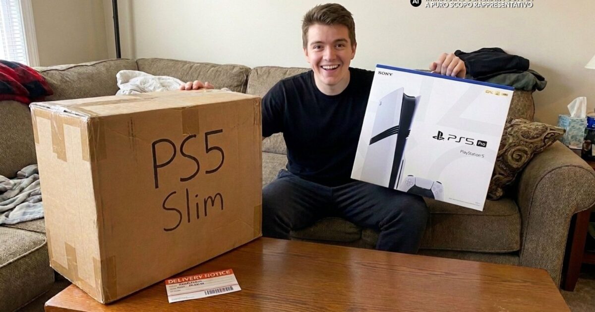 PS5 Slim ordinata PS5 Pro recapitata quando un pacco sbagliato diventa un caso virale