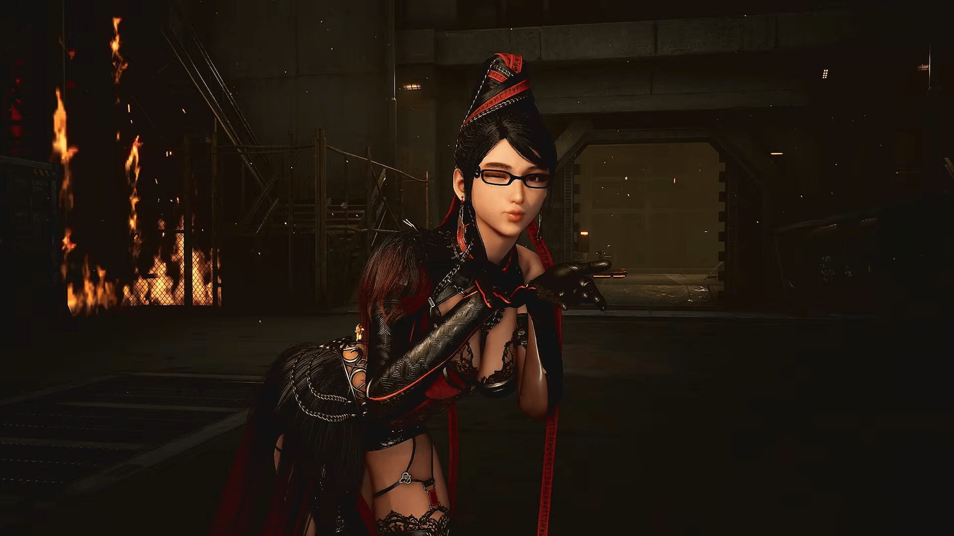 Stellar Blade collaborazione con Bayonetta Gamescafe EVE indossa un costume ispirato a Bayonetta in Stellar Blade
