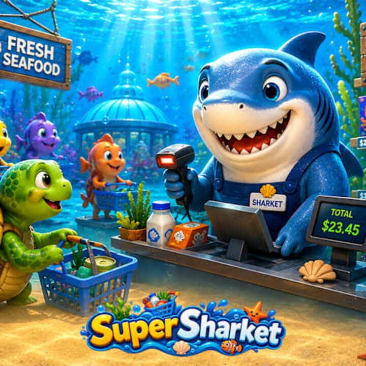 Copertina di SuperSharket Gamescafe Copertina di SuperSharket