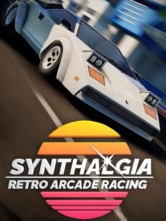 Copertina di Synthalgia Retro Arcade Racing Gamescafe Copertina di Synthalgia Retro Arcade Racing