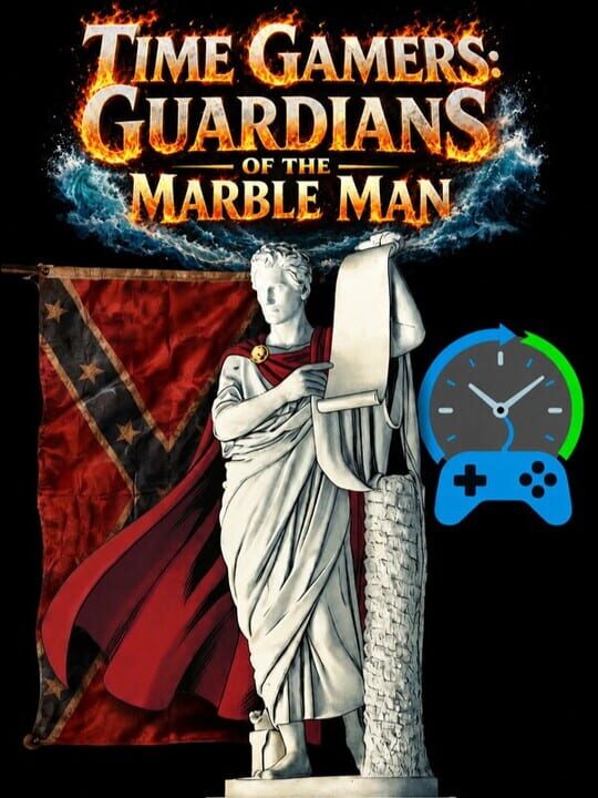 Copertina di Time Gamers Guardians of the Marble Man Gamescafe Copertina di Time Gamers Guardians of the Marble Man