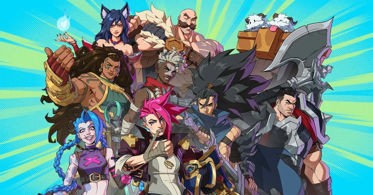 Schermata di 2XKO con un combattimento tra due personaggi in arena