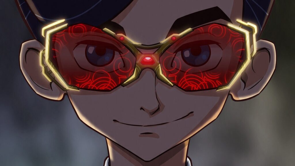 Artemis Fowl nella prima immagine ufficiale della serie animata Disney con occhiali rossi