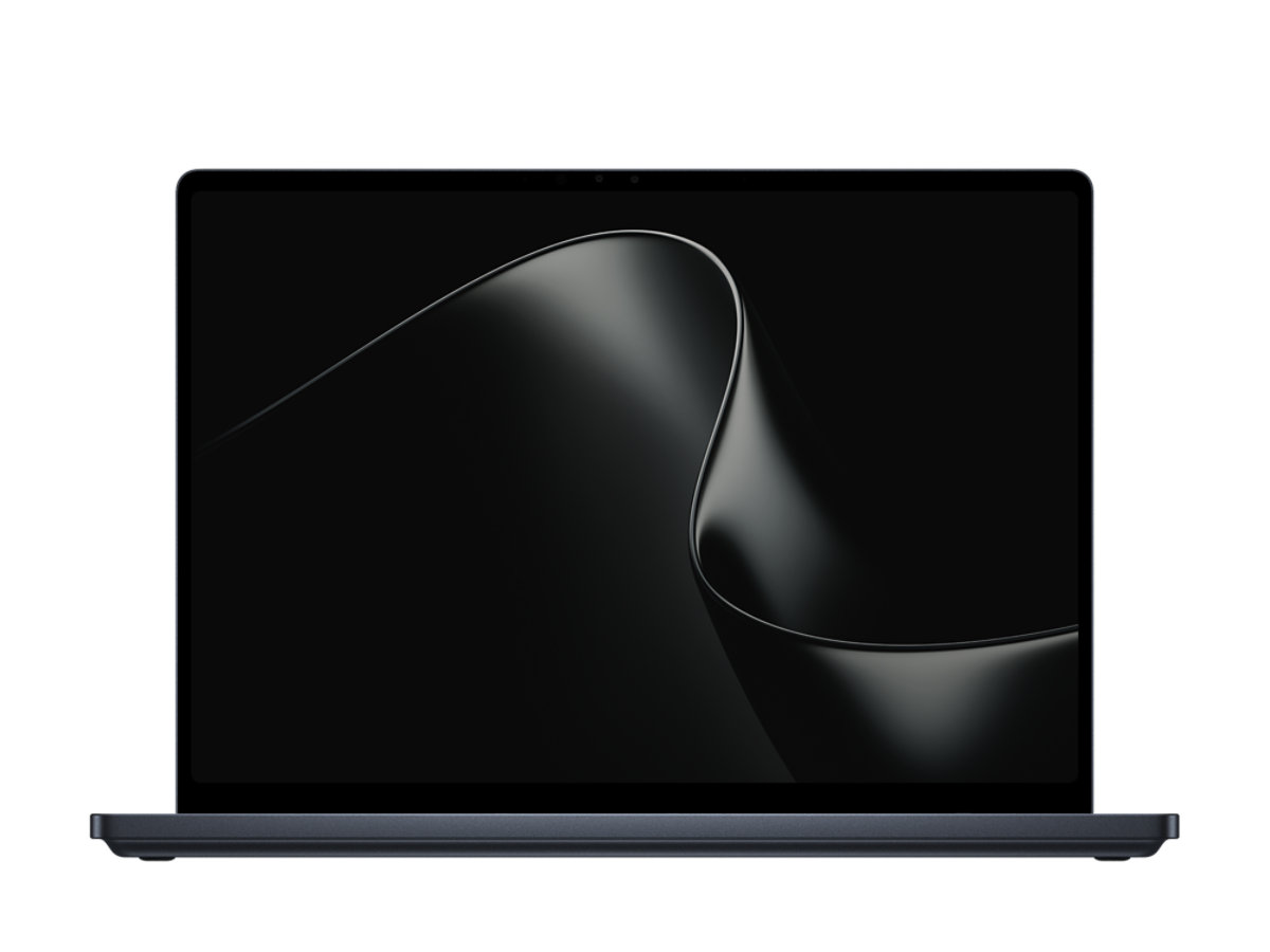 Surface Laptop Ultra con RTX Spark immagine ufficiale Gamescafe Surface Laptop Ultra scuro aperto visto frontalmente su fondo bianco