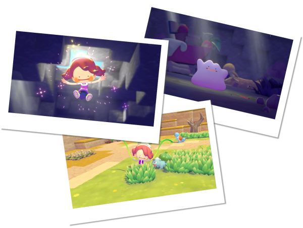 Ditto protagonista di Pokémon Pokopia in una schermata ufficiale
