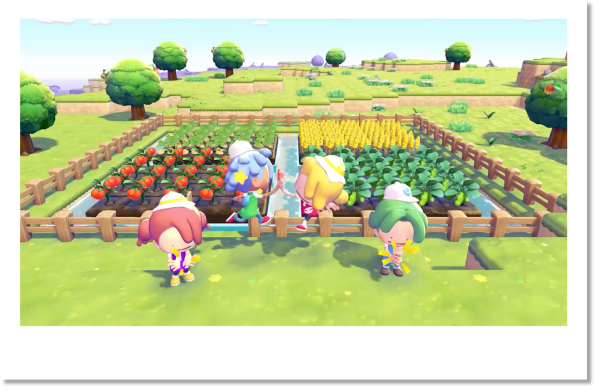 Schermata ufficiale della modalità multigiocatore di Pokémon Pokopia