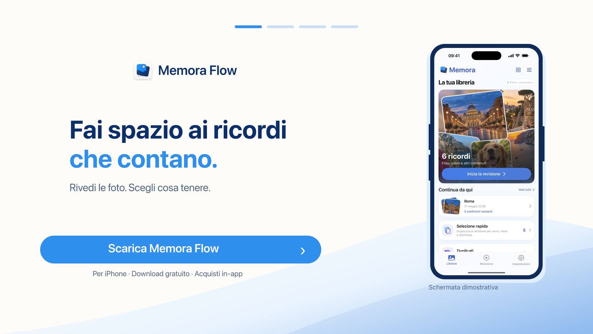 memora flow video poster Gamescafe Memora Flow anteprima del video dimostrativo dellapp per organizzare e rivedere le fotografie