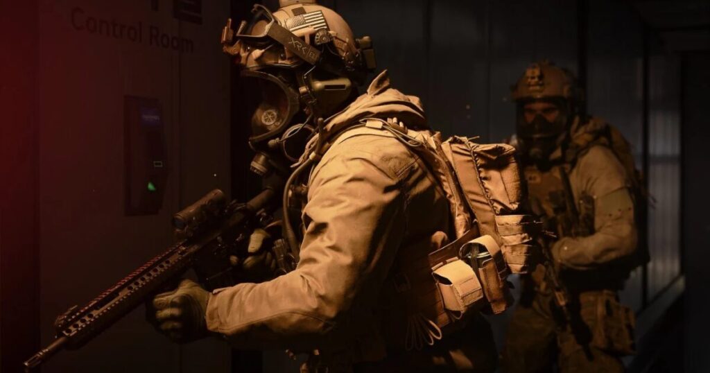 Soldati di Call of Duty Modern Warfare 4 in unazione di squadra