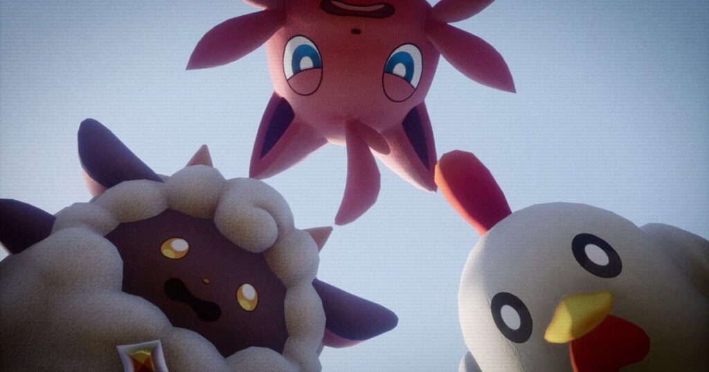 Palworld con un Pal e il logo di Nintendo Switch 2 sullo sfondo