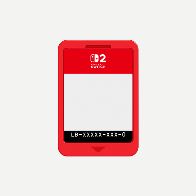 Confezione Nintendo Switch 2 e game card contenente il gioco