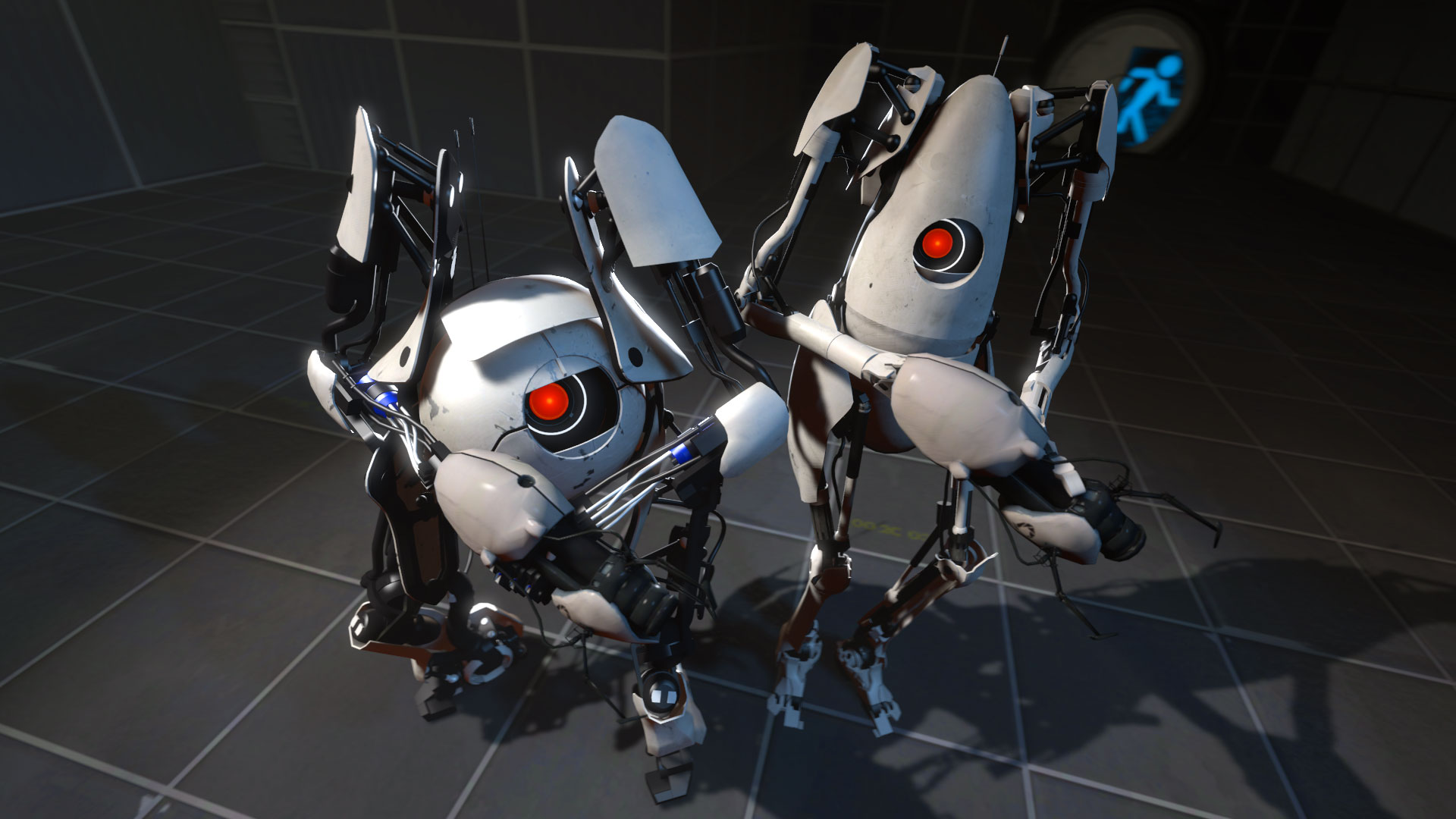 Atlas e P body nella campagna cooperativa di Portal 2