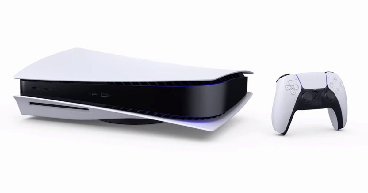 Console PlayStation 5 con elementi grafici di sicurezza digitale e codice sullo sfondo Gamescafe Console PlayStation 5 con elementi grafici di sicurezza digitale e codice sullo sfondo