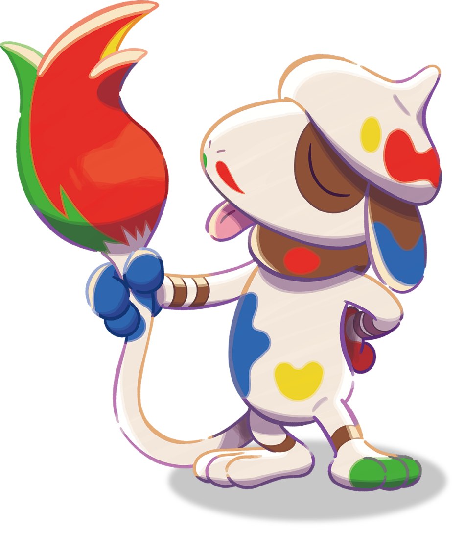 Smearguru, personaggio ufficiale di Pokémon Pokopia