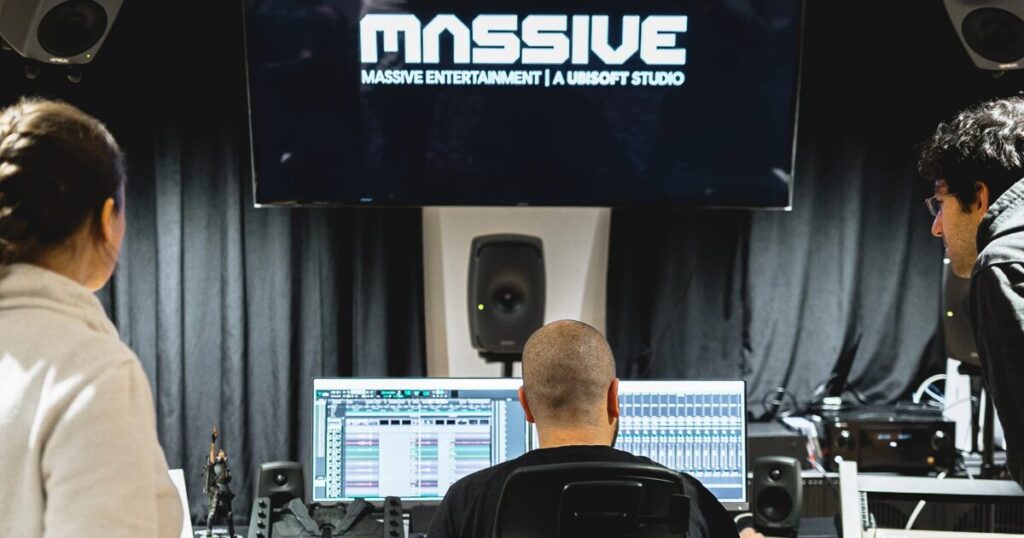 Logo Massive Entertainment con riferimenti a The Division Ghost Recon e Splinter Cell
