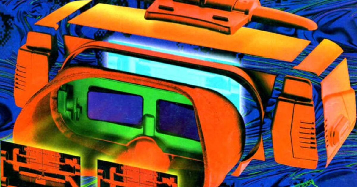 Gail Tilden davanti a una copertina di Nintendo Power dedicata al Virtual Boy
