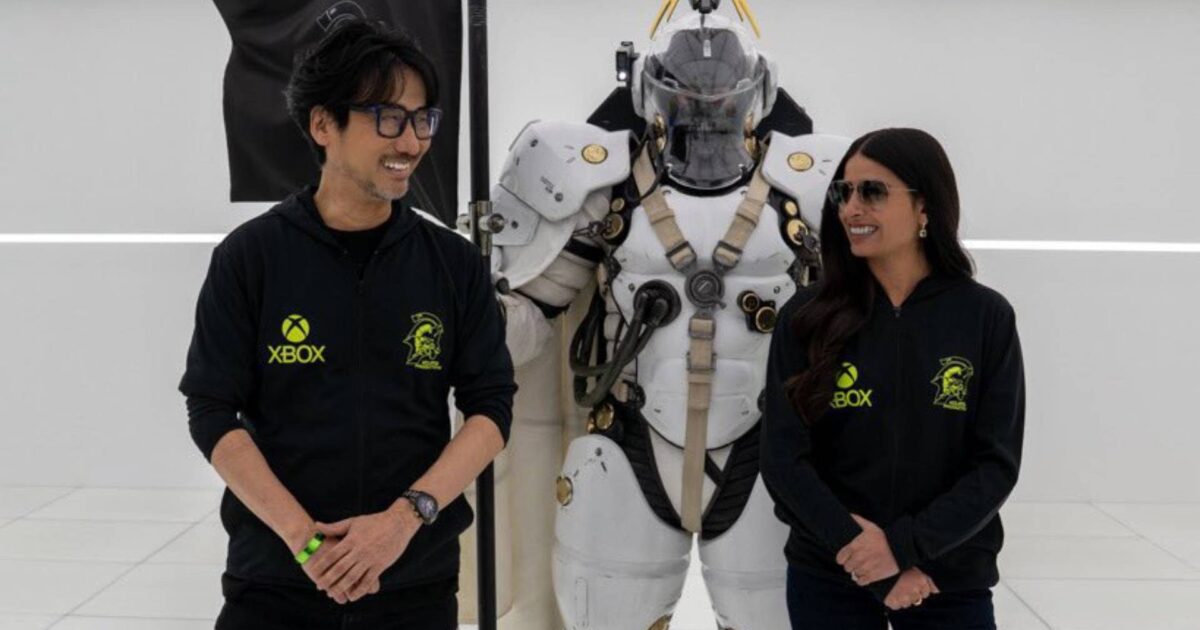 Asha Sharma e Hideo Kojima evocati in un contesto legato a Xbox e PlayStation